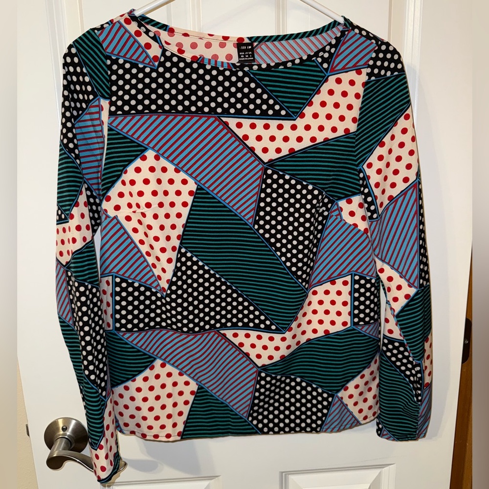 Shein multicolor blouse